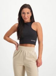 Steve Madden Top sportowy "Iamara" w kolorze czarnym rozmiar: M. Czarne topy sportowe Steve Madden, m, bez wzorów, z materiału, outdoorowe. Za 74.99 zł.