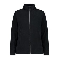 Bluza damska turystyczna CMP 34G6406. Czarne bluzy CMP, xl, bez wzorów, bez kaptura, trekkingowe. Za 214.50 zł.