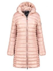 Geographical Norway Płaszcz pikowany "Annecy" w kolorze jasnoróżowym rozmiar: XXL. Różowe płaszcze Geographical Norway, xxl, bez wzorów, bez kaptura. Za 144.24 zł.