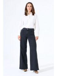 Garcia Dżinsy - Comfort fit - w kolorze czarnym rozmiar: W30/L32. Czarne jeansy Garcia, l, z aplikacjami, ze skóry, klasyczne, z podwyższonym stanem. Za 189.95 zł.