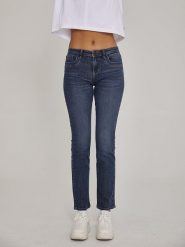 LTB Dżinsy "Vilma" - Slim fit - w kolorze niebieskim rozmiar: W26/L34. Niebieskie jeansy LTB, l, z aplikacjami, ze skóry, klasyczne. Za 92.64 zł.