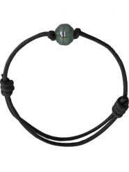 Pearline Bransoletka z perłą rozmiar: onesize. Czarne bransoletki Pearline, z perłą, srebrne. Za 152.99 zł.