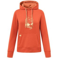 Bluza z kapturem damska Viking Panaka Hoodie Bamboo. Brązowe bluzy Viking, na lato, s, bez wzorów, sportowe, bez ramiączek, z kapturem. Za 139.00 zł.