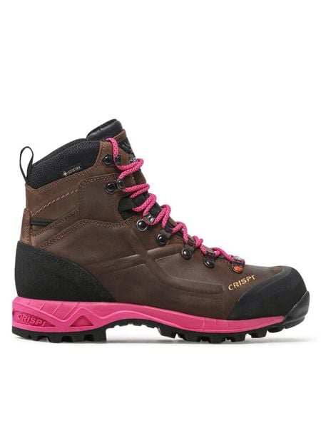 Crispi Trapery Valdres S.E Gtx GORE-TEX CF92704217 Brązowy. Brązowe traperki CRISPI, bez wzorów, z gore-texu, bez obcasa, bez zapięcia. Za 1,599.00 zł.