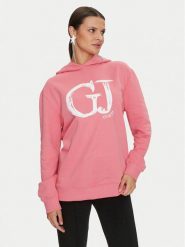 Guess Bluza Sara V4YQ00 K68I4 Różowy Relaxed Fit. Czerwone bluzy Guess, s, z aplikacjami, z bawełny, bez kaptura. Za 189.99 zł.