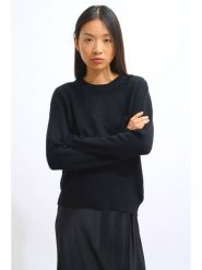 AUTHENTIC CASHMERE Kaszmirowy sweter "Sylor" w kolorze czarnym rozmiar: M. Czarne swetry AUTHENTIC CASHMERE, m, bez wzorów, z kaszmiru, bez ramiączek. Za 395.94 zł.