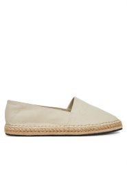 Calvin Klein Espadryle Espadrille - He HW0HW02384 Biały. Białe espadryle Calvin Klein, bez wzorów, z materiału, bez obcasa. Za 229.99 zł.