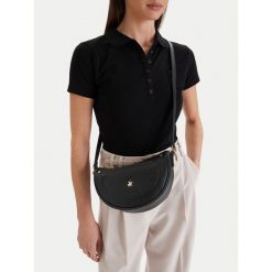 Torebka Beverly Hills Polo Club. Czarne listonoszki Beverly Hills Polo Club, bez wzorów, bez dodatków. Za 159.99 zł.