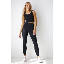 Legginsy czarne z wysokim stanem damskie 2skin Everyd. Czarne legginsy 2SkIN, bez wzorów, sportowe. Za 219.00 zł.