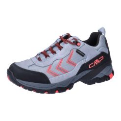 Damskie buty trekkingowe CMP Melnick WP Low. Szare buty trekkingowe CMP, z materiału, bez zapięcia. Za 386.50 zł.