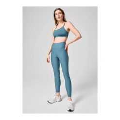 Legginsy Damskie Fitness Casall Z Wysokim Stanem. Niebieskie legginsy Casall, bez wzorów, sportowe. W wyprzedaży za 199.00 zł.