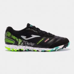 Buty do piłki nożnej dla dorosłych Joma Mundial skórzane treningowe. Czarne buty treningowe Joma, bez wzorów, bez zapięcia, do piłki nożnej. Za 226.99 zł.