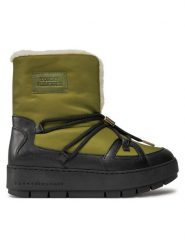Tommy Hilfiger Śniegowce Tommy Essential Snowboot FW0FW07504 Zielony. Zielone śniegowce Tommy Hilfiger, bez wzorów, z materiału, bez zapięcia. Za 869.99 zł.