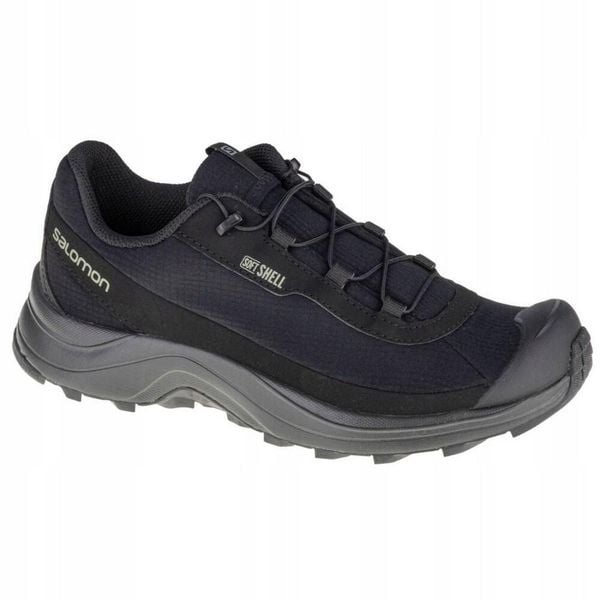 Buty Treningowe Fury Dla Kobiet. Czarne buty trekkingowe Salomon, bez wzorów, z materiału, bez zapięcia, trekkingowe. Za 382.99 zł.