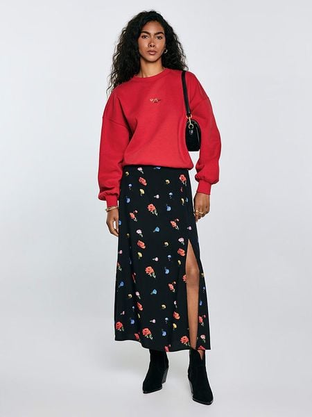 BIG STAR Bluza "Marika" w kolorze czerwonym rozmiar: M. Czerwone bluzy BIG STAR, m, bez wzorów, bez kaptura. Za 105.14 zł.