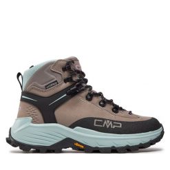 Trekkingi CMP. Brązowe buty sportowe lifestyle CMP, bez wzorów, bez zapięcia, trekkingowe. Za 789.99 zł.