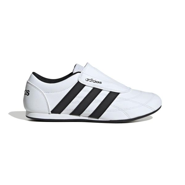 Kobiece trampki adidas Tekwen. Białe trampki adidas, bez wzorów, z gumy, eleganckie, bez zapięcia. Za 255.50 zł.