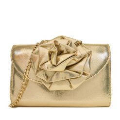 Torebka JENNY. Żółte kopertówki Jenny, bez wzorów, wizytowe, bez dodatków. Za 119.99 zł.