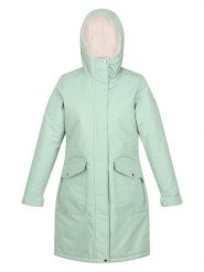 Regatta Parka w kolorze miętowym rozmiar: 38. Zielone płaszcze Regatta, bez wzorów, bez kaptura. Za 167.28 zł.