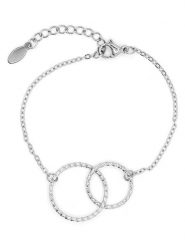 MOODE Bransoletka "Kelly" z elementami ozdobnymi rozmiar: onesize. Bransoletki MOODE, ze stali. Za 96.60 zł.