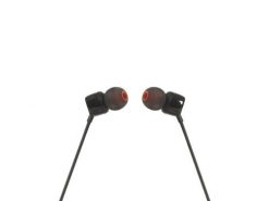 Słuchawki dokanałowe JBL T110 Czarne. Czarne słuchawki douszne JBL. Za 37.99 zł.