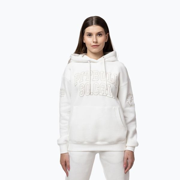 Bluza damska Pitbull Fiora Hooded. Białe bluzy PITBULL, m, bez wzorów, z bawełny, eleganckie, bez ramiączek, bez kaptura. Za 199.99 zł.
