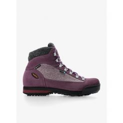 Buty trekkingowe damskie AKU Ultra Light Warm GTX. Fioletowe buty trekkingowe Aku, bez zapięcia. Za 881.99 zł.