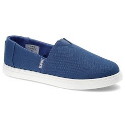 Niebieskie Tenisówki Big Star Wygodne Damskie Buty. Niebieskie trampki BIG STAR, z aplikacjami, retro, bez zapięcia. Za 79.00 zł.