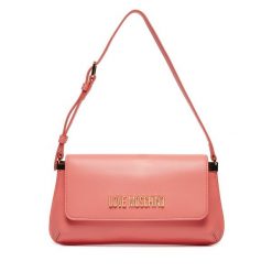 Torebka LOVE MOSCHINO. Pomarańczowe torebki klasyczne Love Moschino, bez wzorów, klasyczne, bez dodatków. Za 369.99 zł.