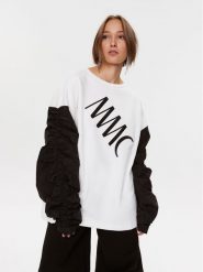 MMC Studio Bluza 3 Biały Relaxed Fit. Białe bluzy MMC STUDIO, bez wzorów, z bawełny, bez kaptura. Za 289.99 zł.