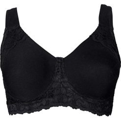 Biustonosz t-shirt bez fiszbinów bonprix czarny. Biustonosze marki bonprix. Za 27.99 zł.