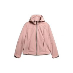 Damska kurtka z kapturem Superdry Classic Trekker. Czerwone kurtki Superdry, bez wzorów, z kapturem. Za 417.55 zł.