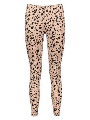 Juvia Legginsy w kolorze jasnobrązowo-czarnym rozmiar: XL. Brązowe legginsy Juvia, bez wzorów. Za 129.95 zł.