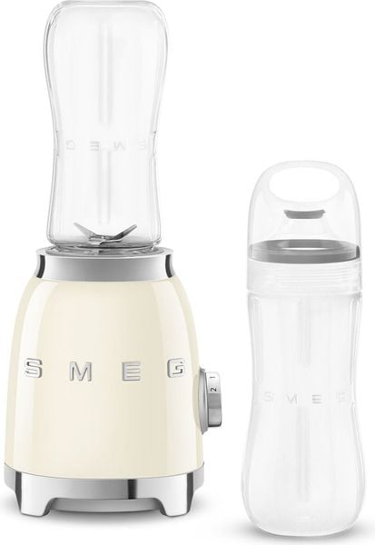 Blender Sport 50's Style kremowy z 1 butelką. Blendery Smeg. Za 439.00 zł.