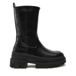 Botki ONLY Shoes. Czarne botki ONLY SHOES, bez wzorów, bez obcasa, na płaskiej podeszwie, bez zapięcia. Za 179.99 zł.