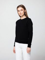 Basiclo Bluza w kolorze czarnym rozmiar: S. Czarne bluzy Basiclo, s, bez wzorów, bez kaptura. Za 92.64 zł.
