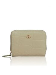 Bellicci Skórzany portfel "Veneta" w kolorze beżowym - 11 x 8 x 2 cm rozmiar: onesize. Brązowe portfele Bellicci, bez wzorów, z materiału. Za 108.74 zł.