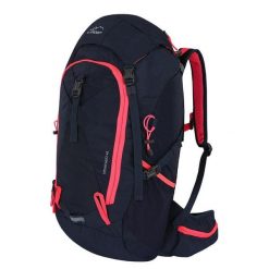 Plecak turystyczny LOAP Montasio 45, szary/fluorescencyjny koralowy róż. Brązowe plecaki Lolë, bez wzorów, bez dodatków. Za 323.99 zł.