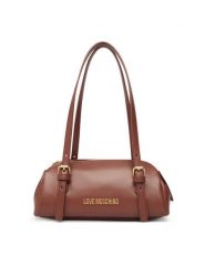 LOVE MOSCHINO Torebka JC4101PP1PLY0200 Brązowy. Brązowe torebki klasyczne Love Moschino, bez wzorów, ze skóry, bez dodatków. Za 729.99 zł.