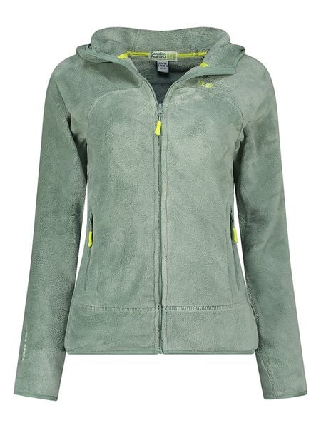 Canadian Peak Kurtka polarowa "Upaloodeak" w kolorze zielonym rozmiar: XL. Zielone kurtki Canadian Peak, xl, bez wzorów, z materiału, bez kaptura. Za 123.25 zł.