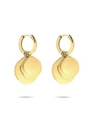 Liebeskind Kolczyki-kreole rozmiar: onesize. Żółte kolczyki Liebeskind, ze stali. Za 170.47 zł.