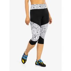 Legginsy wspinaczkowe damskie Ocun Rhea 3/4 Leggings. Czarne legginsy Ocun, bez wzorów, sportowe. Za 125.99 zł.