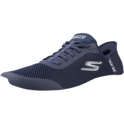Buty SKECHERS GO WALK FLEX GRAND ENTRY Niebieski. Białe buty sportowe lifestyle Skechers, bez wzorów, sportowe, bez zapięcia, skechers sport. Za 349.99 zł.