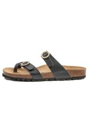 Billowy Skórzane japonki w kolorze czarnym rozmiar: 40. Czarne japonki Billowy, bez wzorów, klasyczne. Za 131.74 zł.