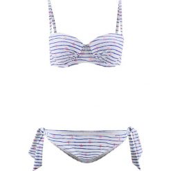 Bikini na fiszbinach (2 części) bonprix niebiesko-biały z nadrukiem. Bikini marki 4f. Za 37.99 zł.
