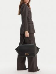 GINO ROSSI Torebka EO-KY-183 Czarny. Czarne torebki klasyczne Gino Rossi, bez wzorów, z materiału, bez dodatków. Za 329.99 zł.