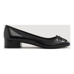 Mango - Baleriny Gabriela. Czarne baleriny Mango, z materiału. Za 119.90 zł.