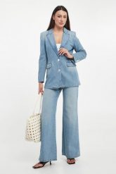 Jeansy damskie Wleg MARELLA. Jeansy Marella Sport, bez wzorów, z jeansu. Za 849.00 zł.