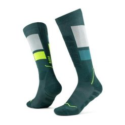 Skarpetki sportowe dla dorosłych Thermonet Over The Calf Socks. Zielone skarpetki Buff, bez wzorów, z elastanu. Za 149.99 zł.