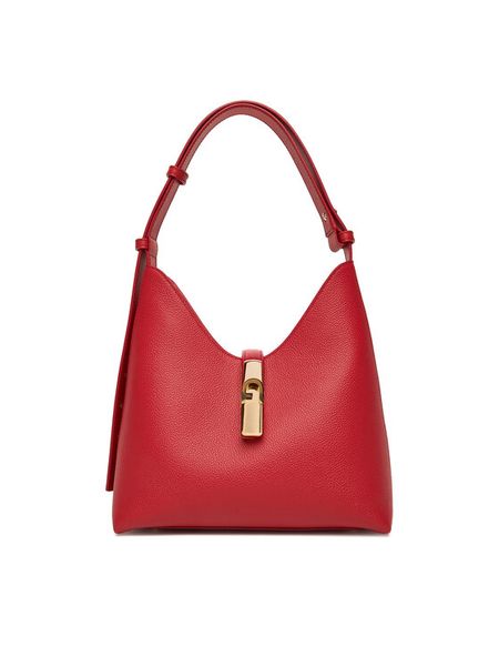 Furla Torebka Goccia S WB01979 BX3353 KH 4484S Czerwony. Czerwone torebki klasyczne Furla, bez wzorów, ze skóry, bez dodatków. Za 1,319.00 zł.